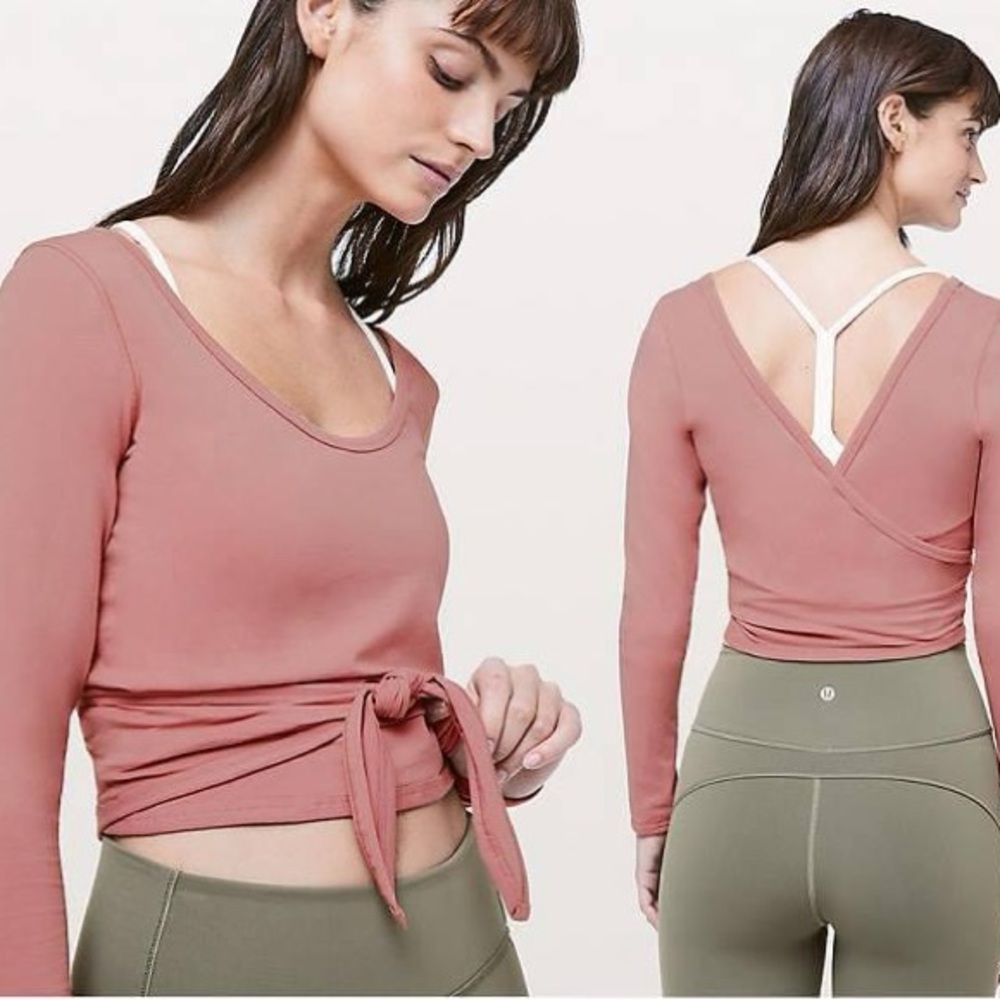 Lululemon Black It’s a Tie Long Sleeve 6